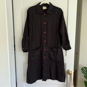 Beaton Linen — Long Work Shirt